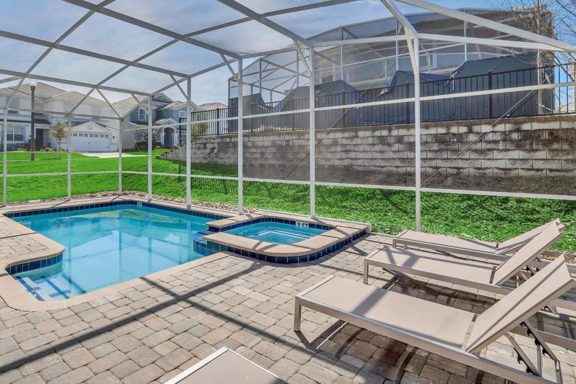 8Br Luxury - Sleeps 22 - Near Disney With Pool & Hot Tub! Davenport Bagian luar foto