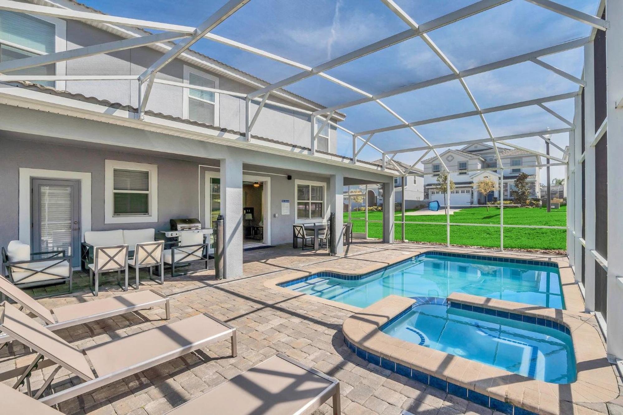 8Br Luxury - Sleeps 22 - Near Disney With Pool & Hot Tub! Davenport Bagian luar foto